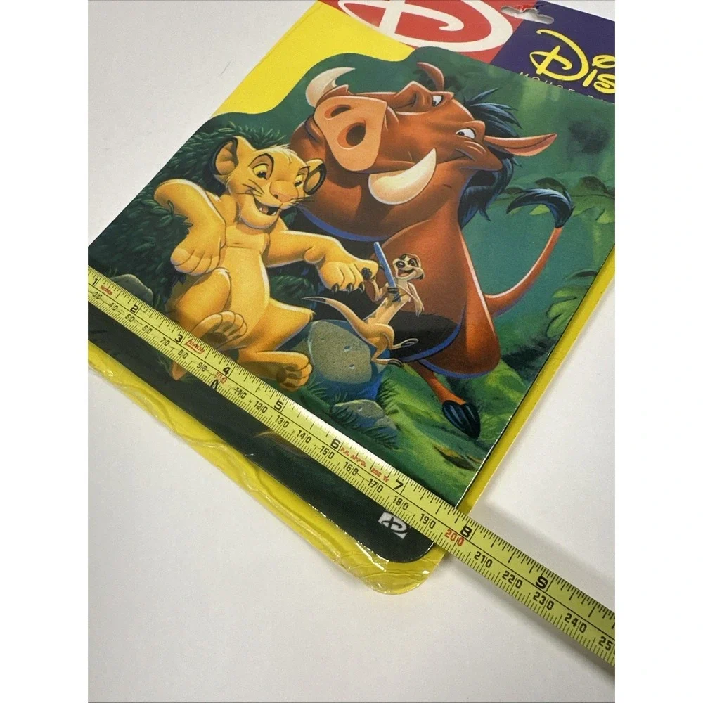 Vintage Disney The Lion King MOUSEPAD Simba Timon Pumbaa Mouse Pad NOS